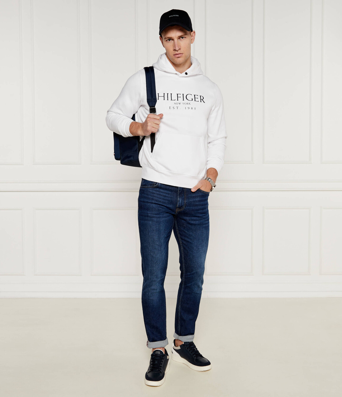 Толстовка Tommy Hilfiger Regular Fit, белый — фото 2