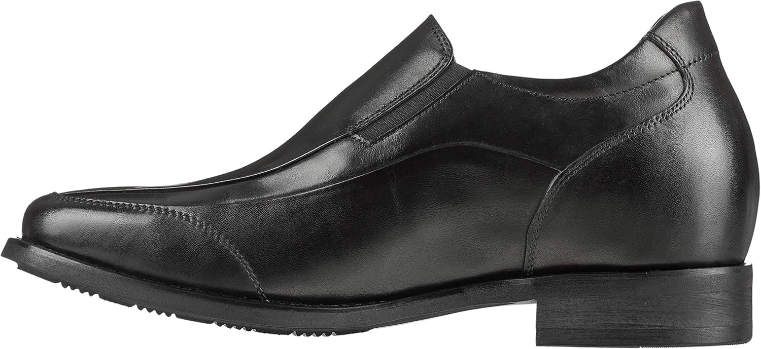 Мужские черные кожаные слипоны Calden, легкие, с регулируемой высотой 7,6 см (3 дюйма) K333011 — фото 3
