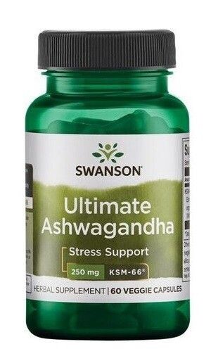 

Подготовка к памяти и концентрации Swanson Ashwagandha KSM-66, 60 шт