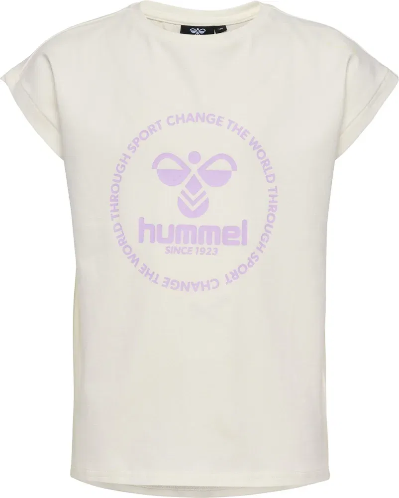Футболка из органического хлопка Hummel, бежевый — фото 3