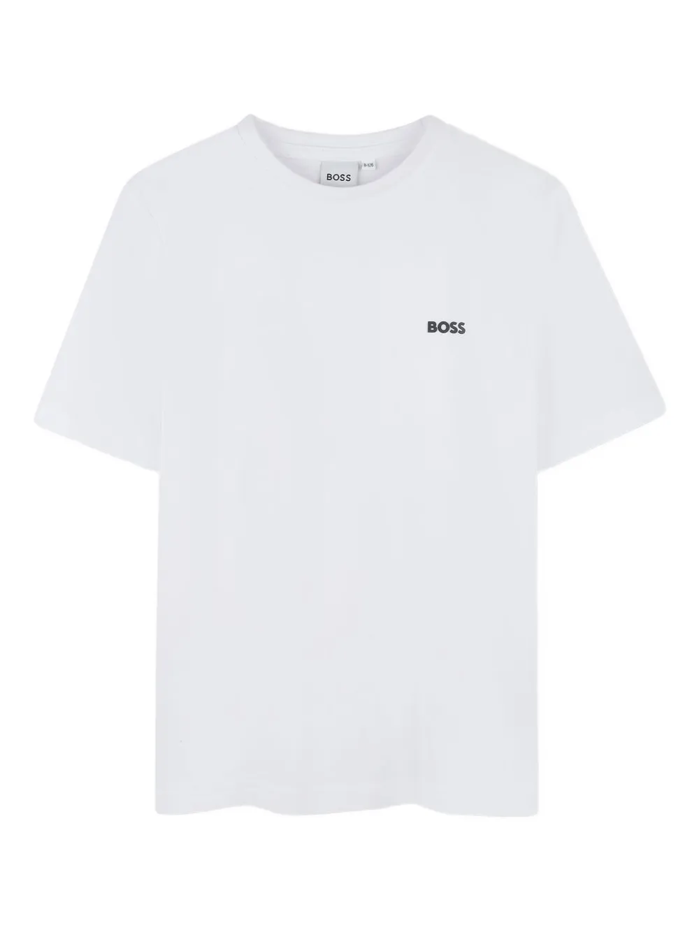 

Футболка с круглым вырезом и логотипом BOSS Kidswear, белый