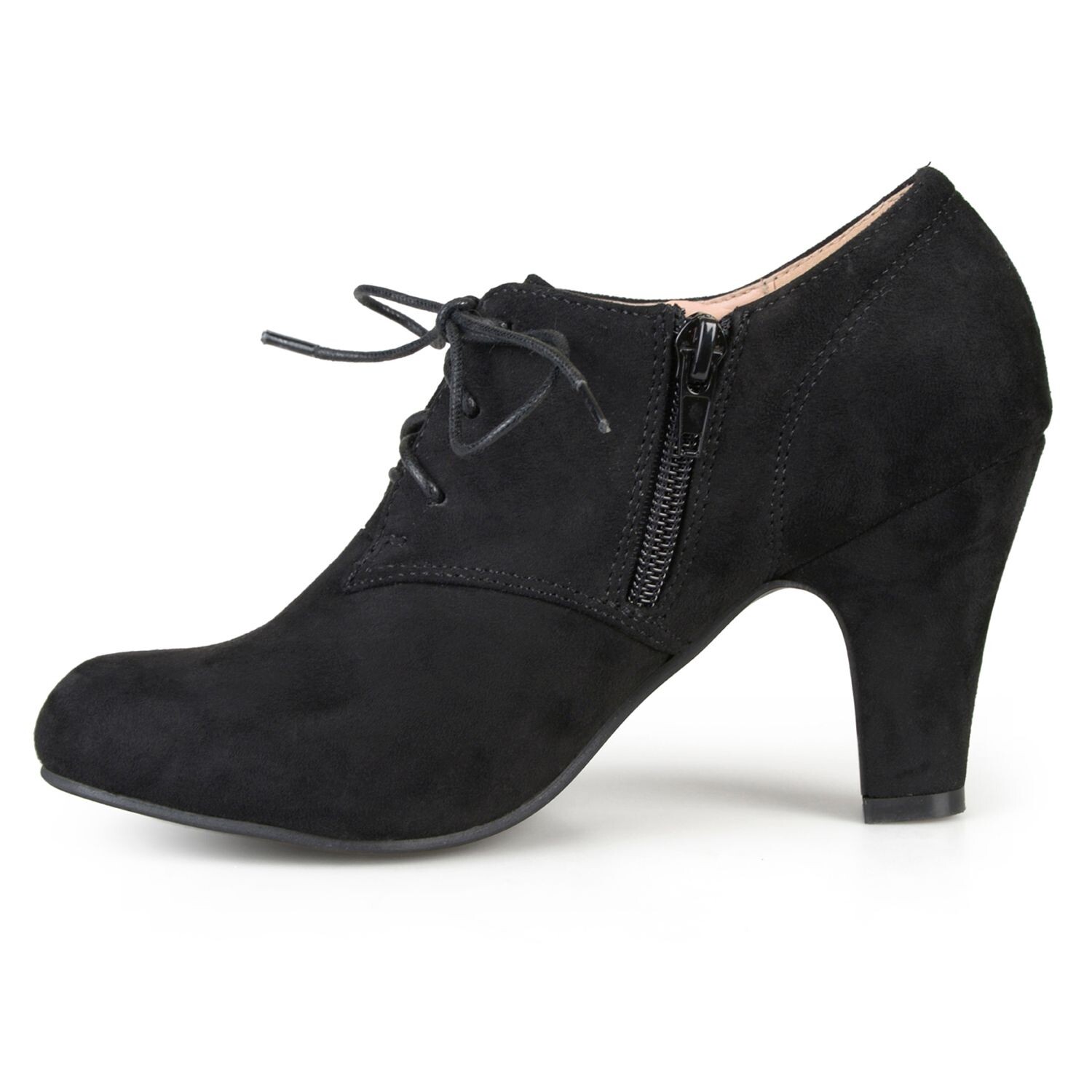 

Женские оксфорды Journee Collection Leona на высоком каблуке Journee Collection, серо-коричневый