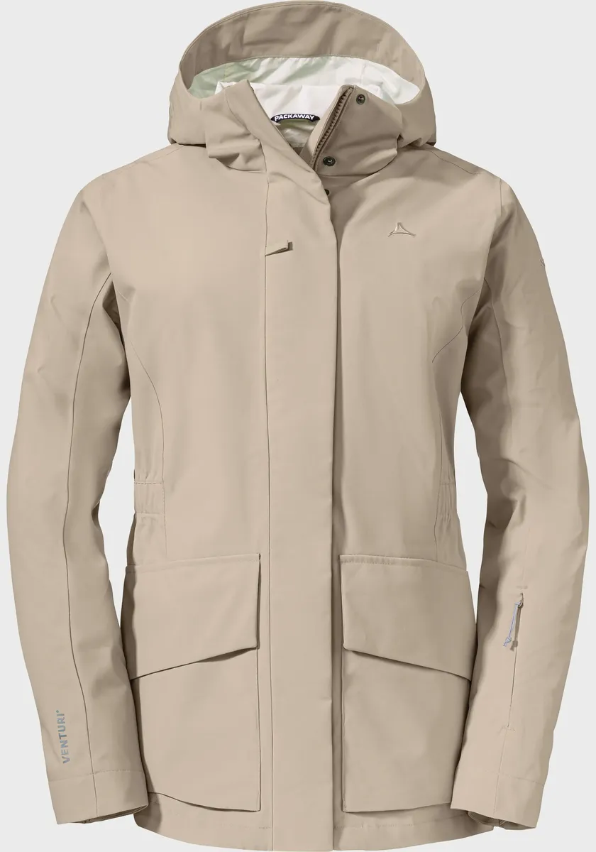 

Уличная куртка Schöffel "Jacket Женева L", с капюшоном, коричневый