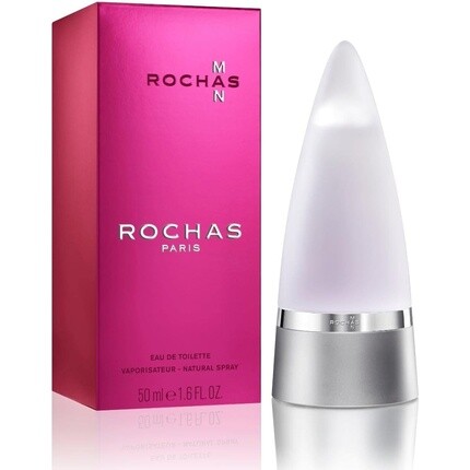 Rochas Man Eau De Toilette For Men 50ml Lavender Green Leaves Bergamot Amber Coffee Vanilla — фото 3