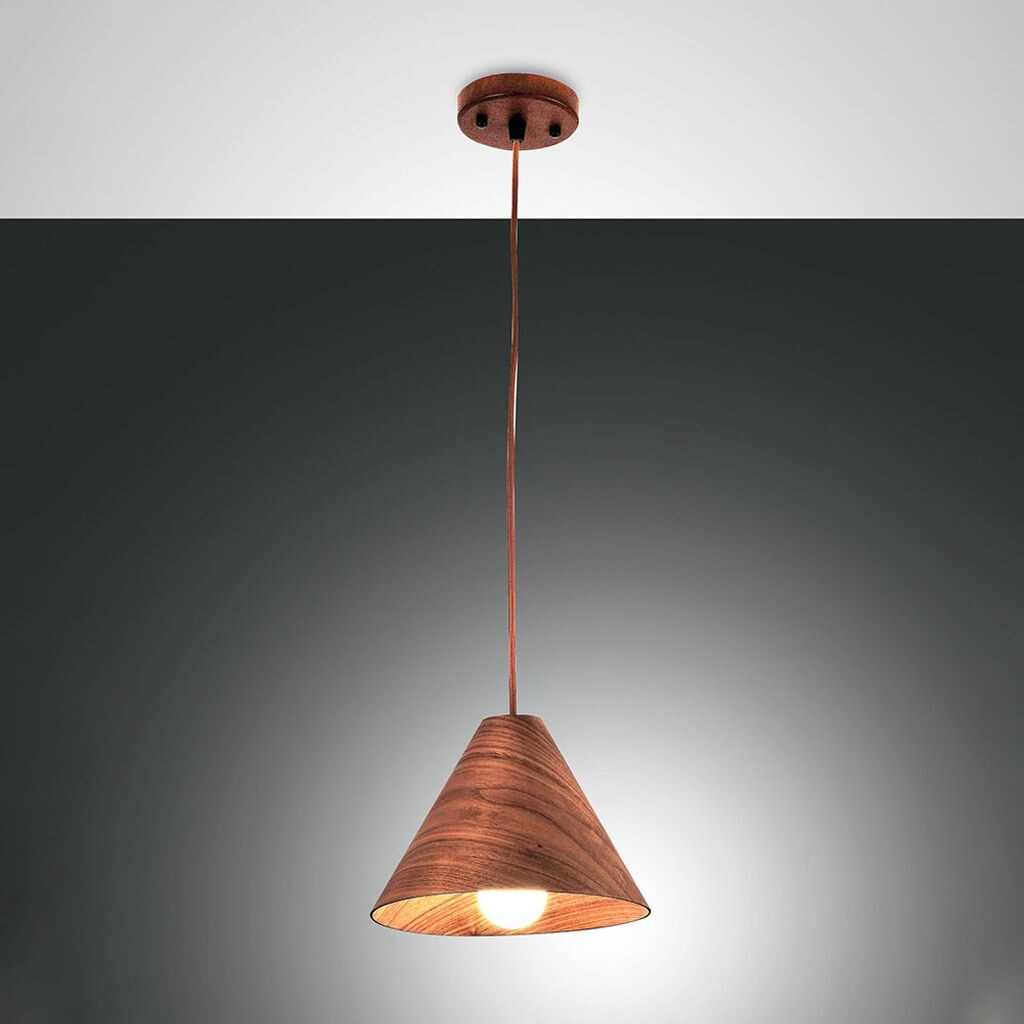 

Подвесной светильник Fabas Luce Esino E27 1x40W, коричневый