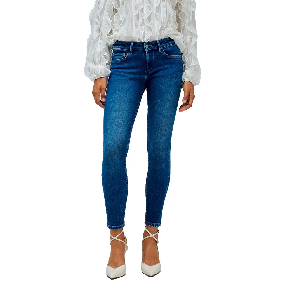 

Джинсы Salsa Wonder Studs Push Up Cropped Skinny Fit, синий