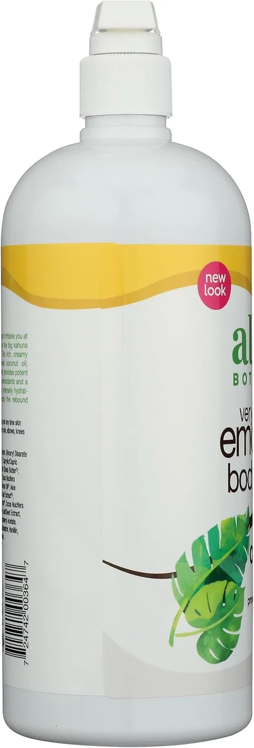 Лосьон для тела Very Emollient Coconut Rescue Alba Botanica 32 oz — фото 3