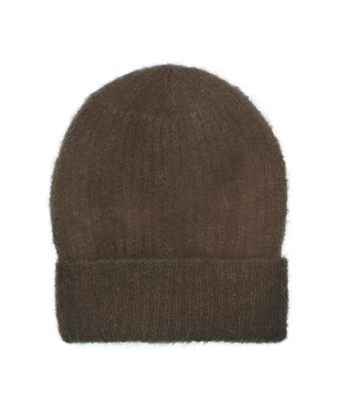 

Шапка из мохера Americandreams, коричневый