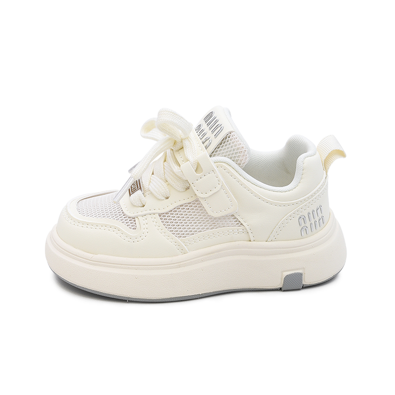 

Нескользящие, дышащие, легкие, амортизирующие, низкие детские кроссовки для скейтбординга Budding, бежевый