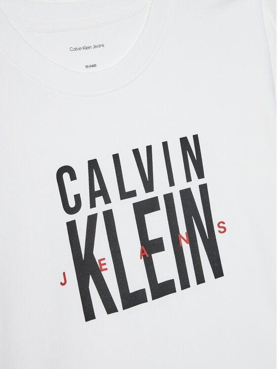 Футболка свободного кроя Bold Graphic IB0IB02448 Calvin Klein Jeans, белый — фото 3