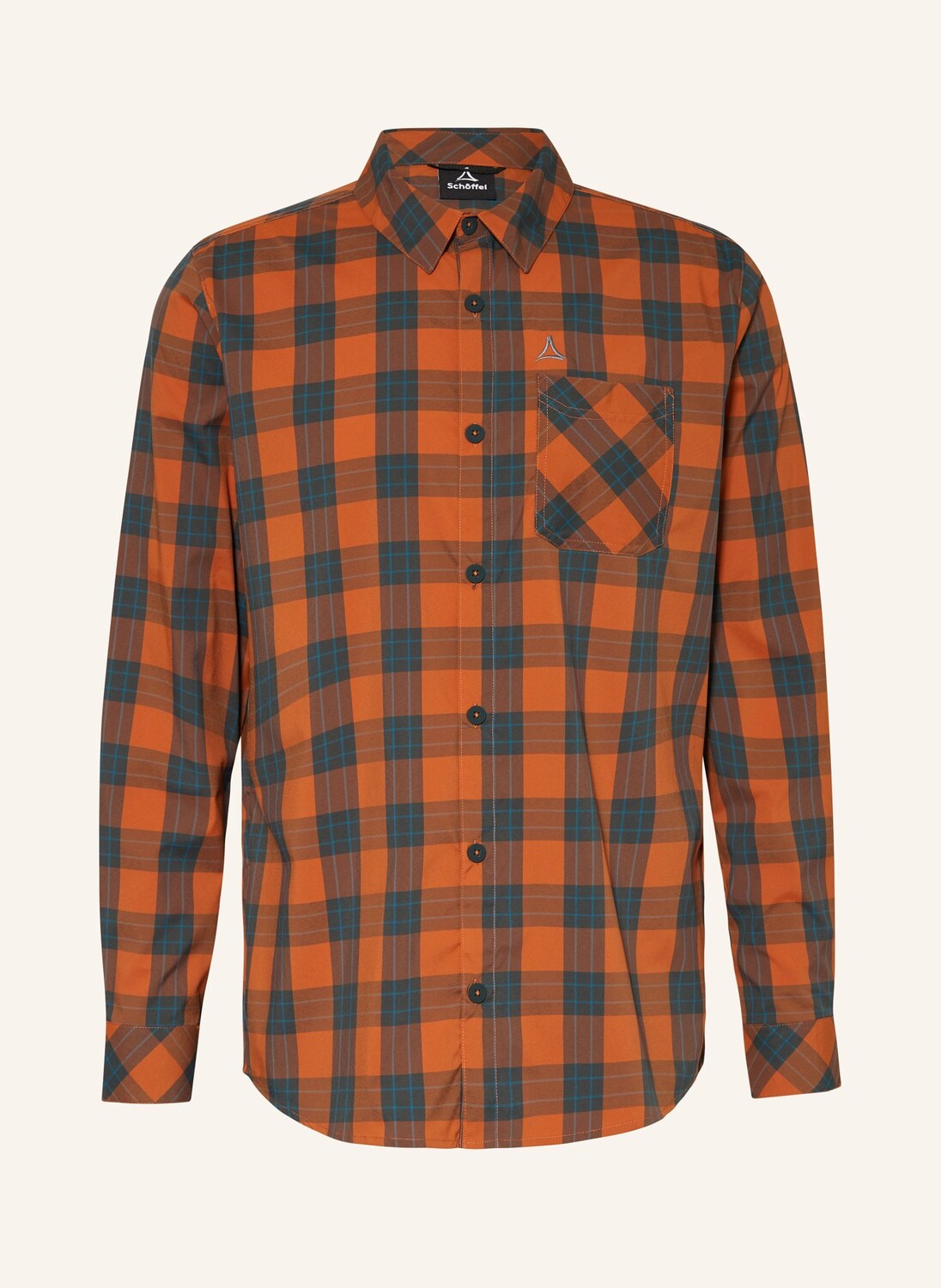 

Уличная рубашка собра Schöffel, цвет DUNKELORANGE/PETROL/COGNAC