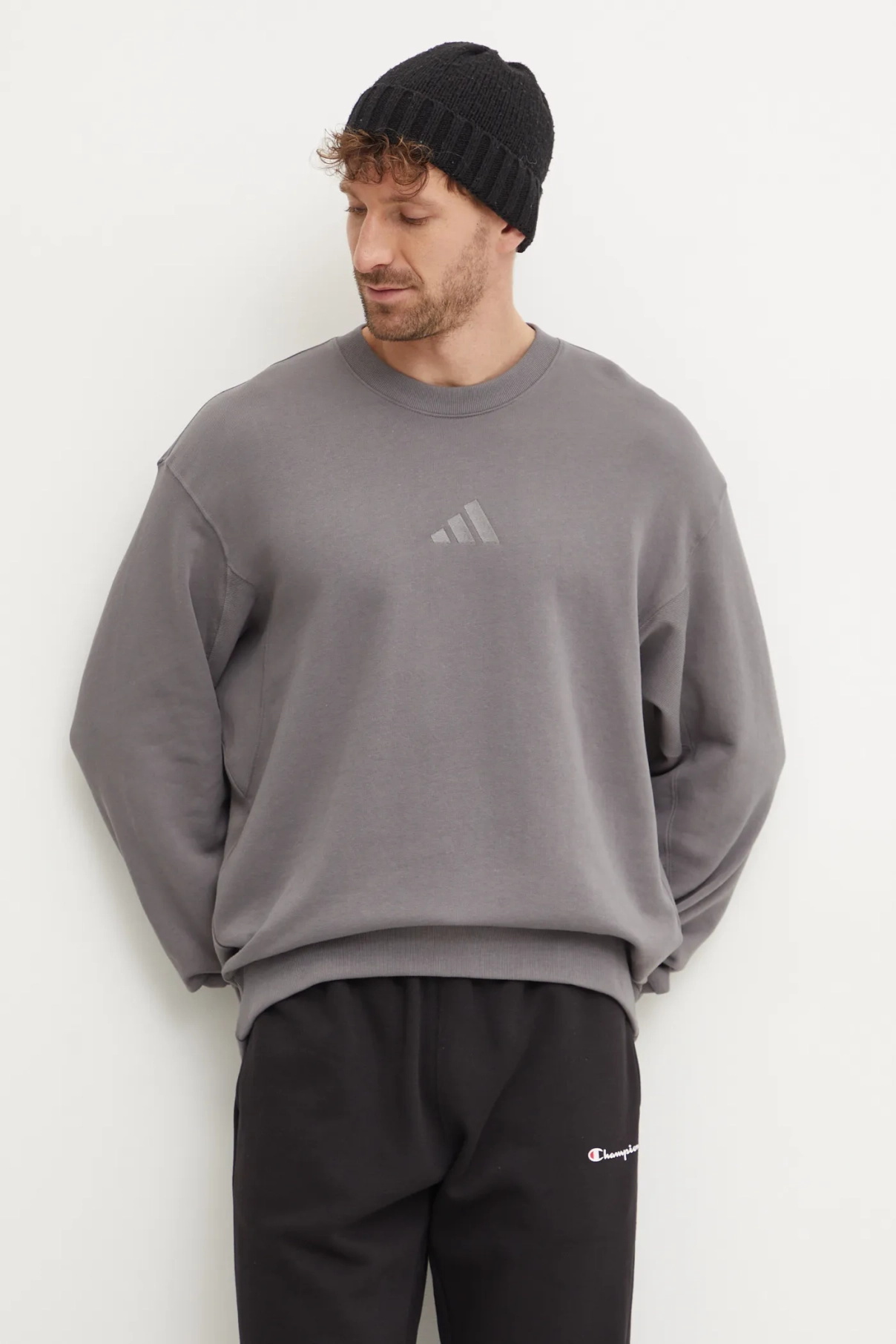

Толстовка из хлопка All SZN adidas, серый