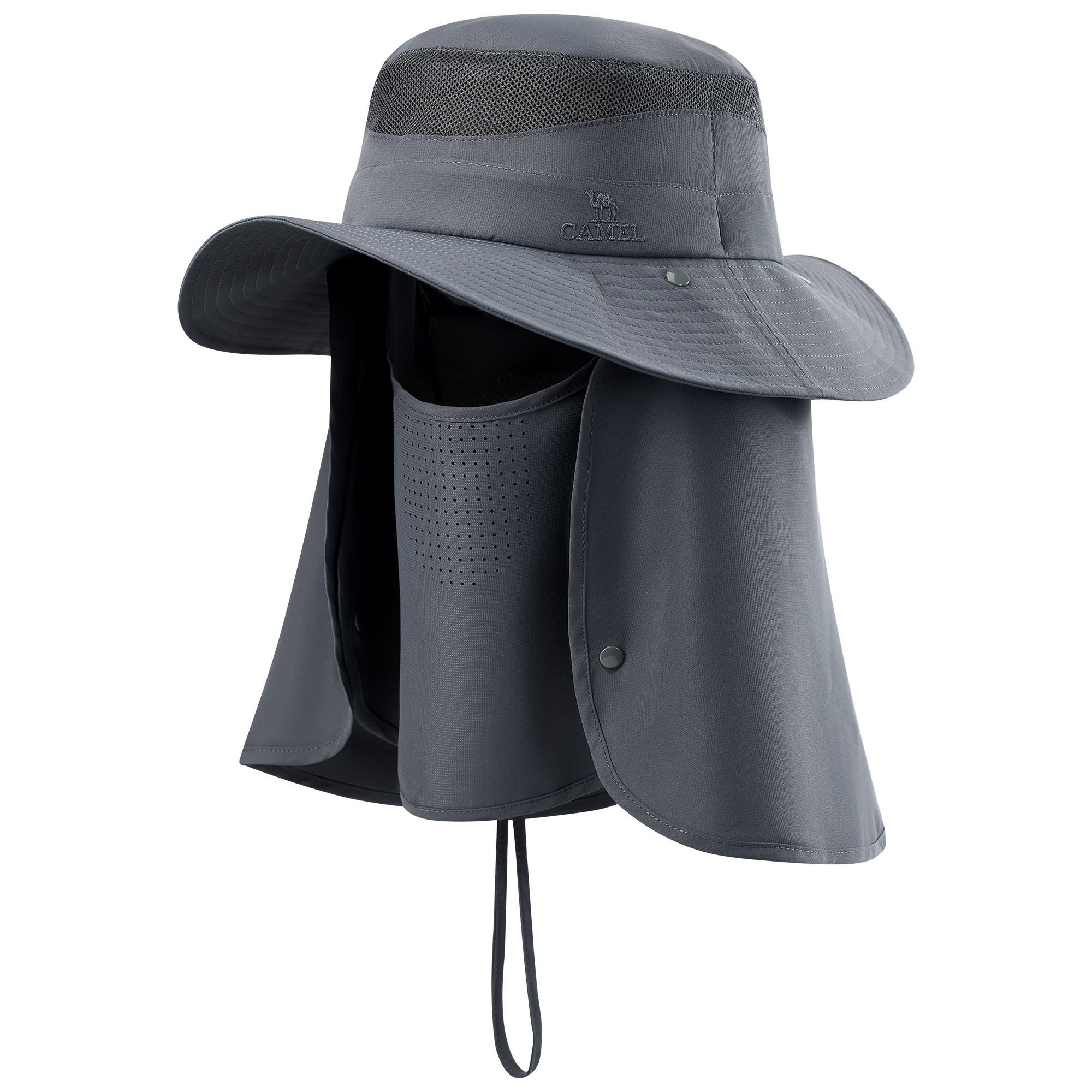

Полиэстеровая панама Unisex CAMEL, smoke серый