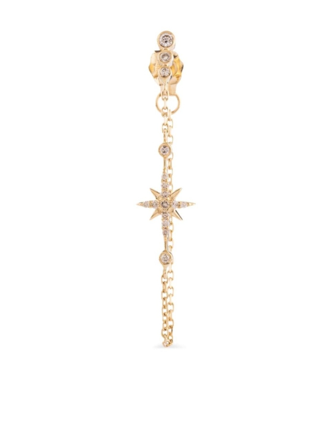 

Серьга North Star из желтого золота с бриллиантами Celine Daoust, золотой