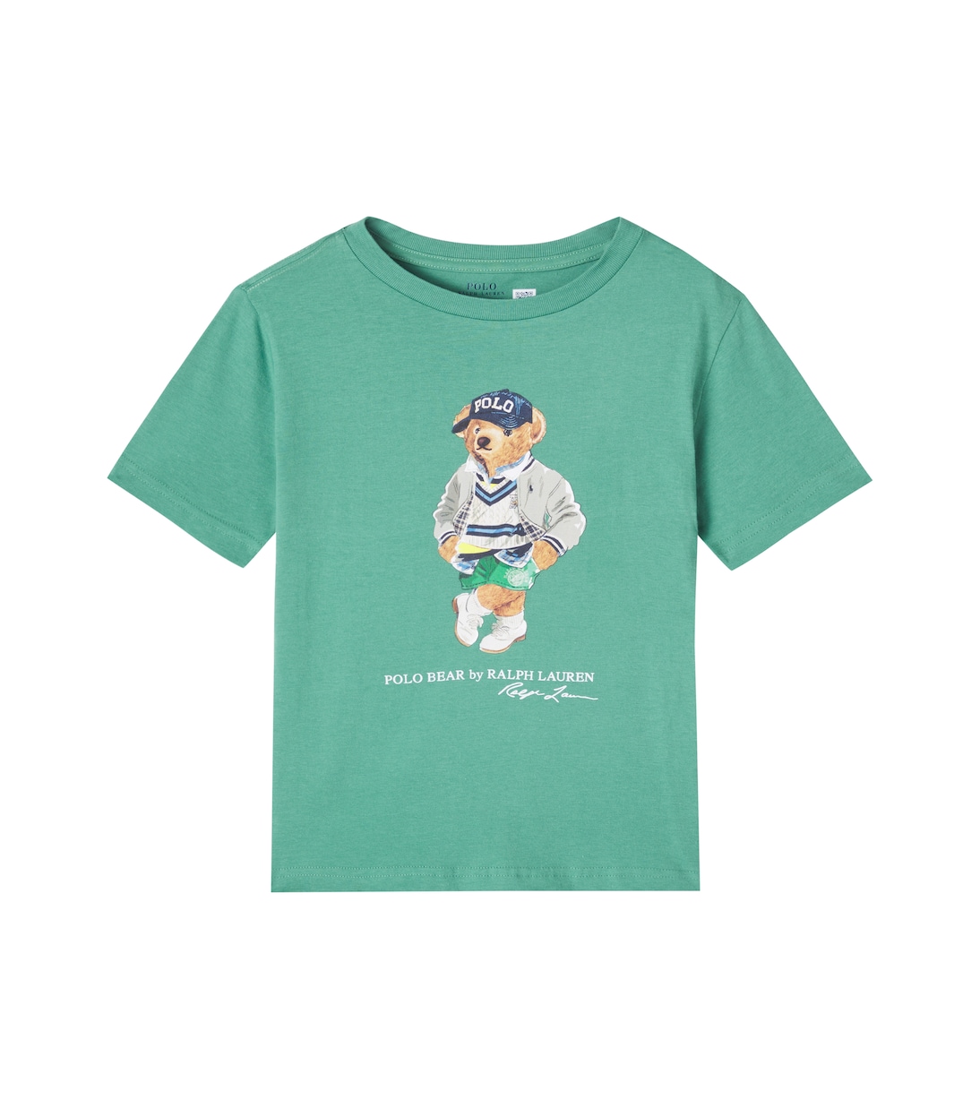 

Футболка Polo Bear из хлопкового джерси Polo Ralph Lauren Kids, Pf25 Fairway Green Bear