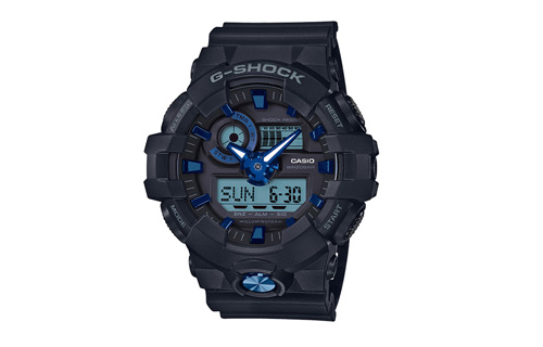 

Мужские часы Casio GA-710B-1A2PR серии Liquid Crystal/Analog Dual Display черные