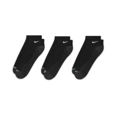 Носки Nike Everyday Max Cushioned Training No-Show (3 шт), черный/антрацит/белый — фото 2