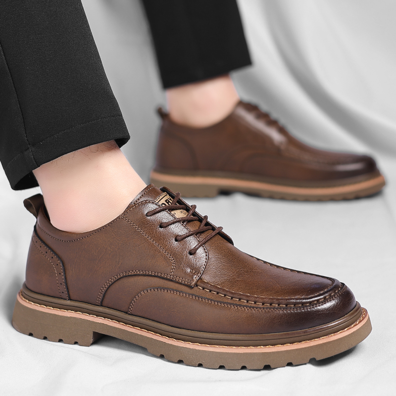Shanpijiang Мужские повседневные кроссовки Low Top черные, цвет Black — фото 4