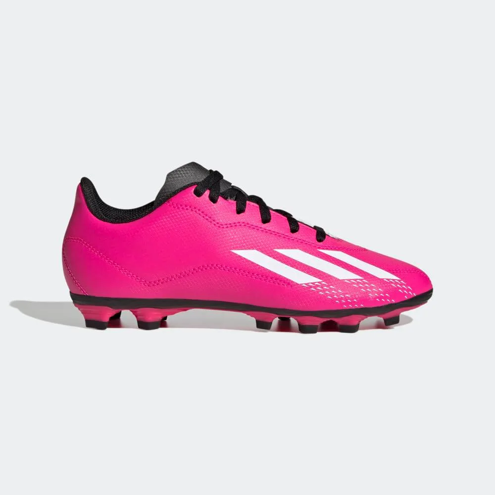 Футбольные кроссовки Adidas Unisex-Child X Speedportal.4 для детей и взрослых, гибкая подошва, розовый/белый/черный — фото 3