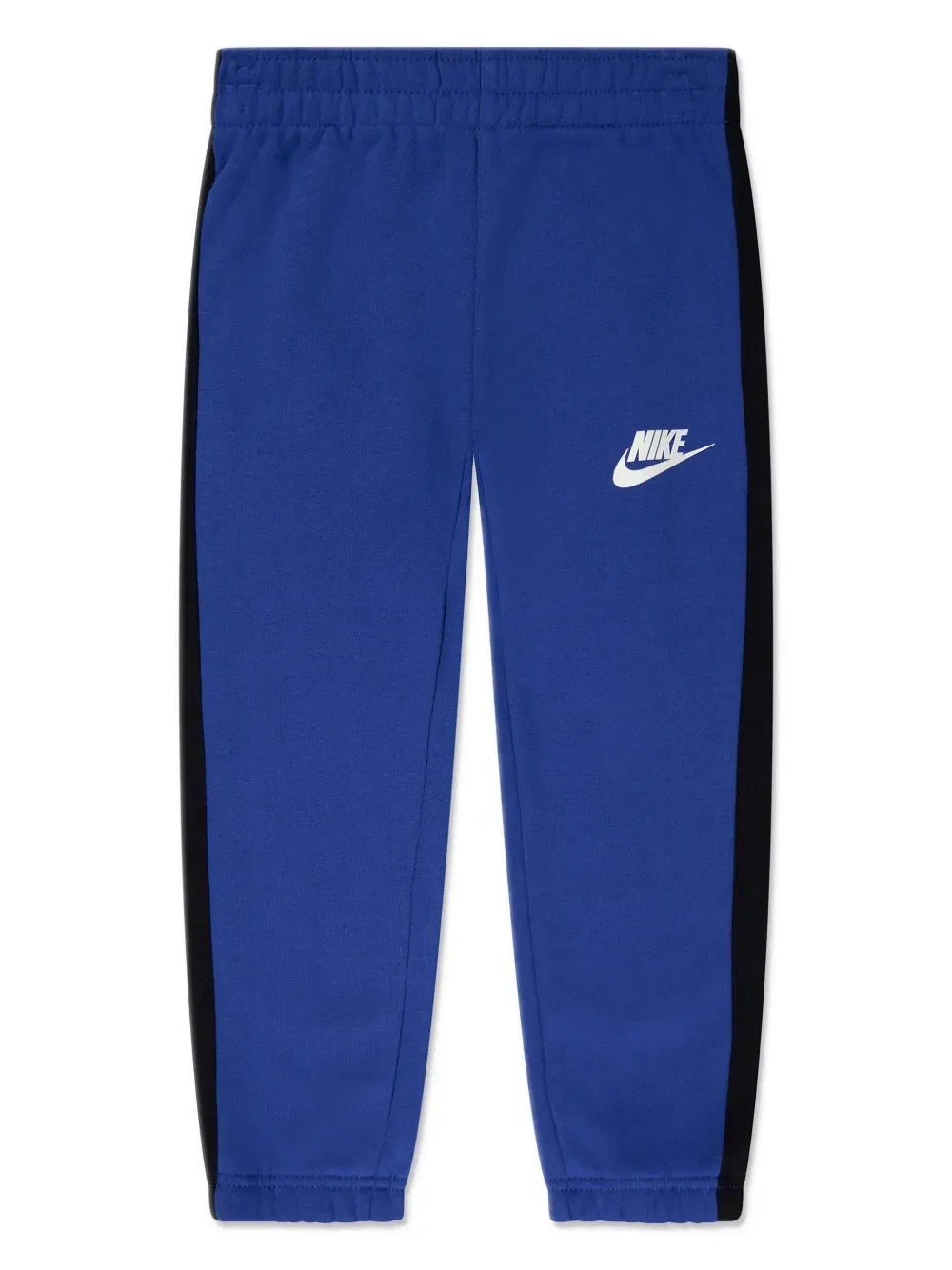 Двухцветный флисовый спортивный костюм с логотипом Nike Kids, синий — фото 4