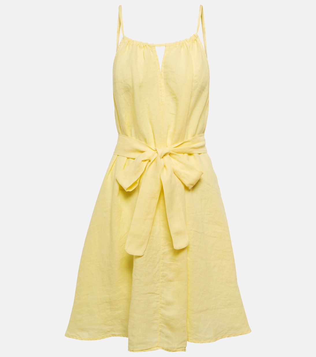 

Мини-платье Dora из льна Velvet, Lemon