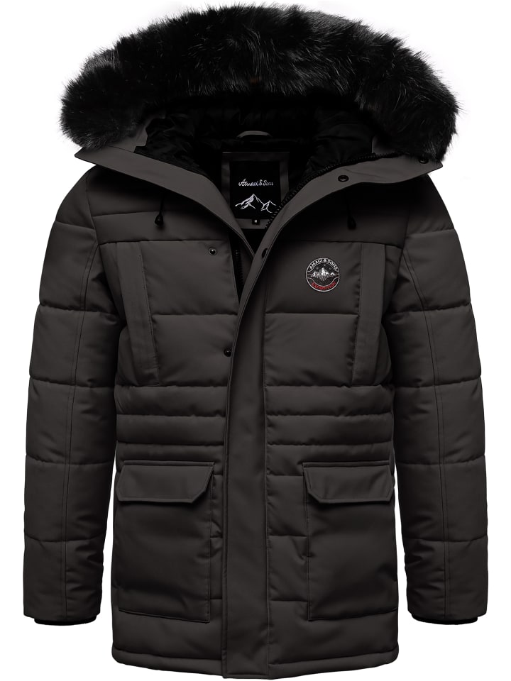 

Зимняя куртка TULSA черного цвета Amaci&Sons