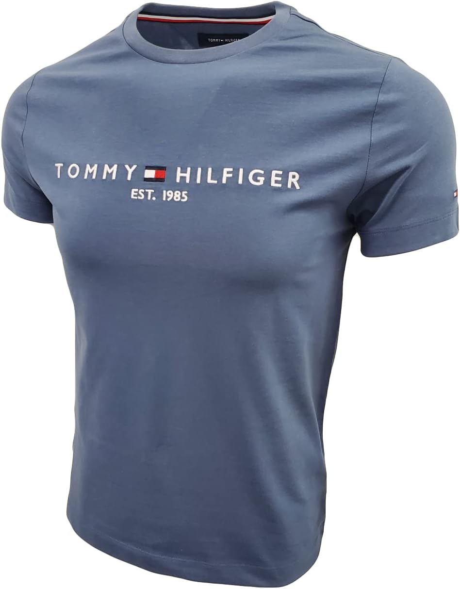 

Мужская майка Tommy Hilfiger Modern Essentials с коротким рукавом и круглым вырезом, Slate Blue (1985)