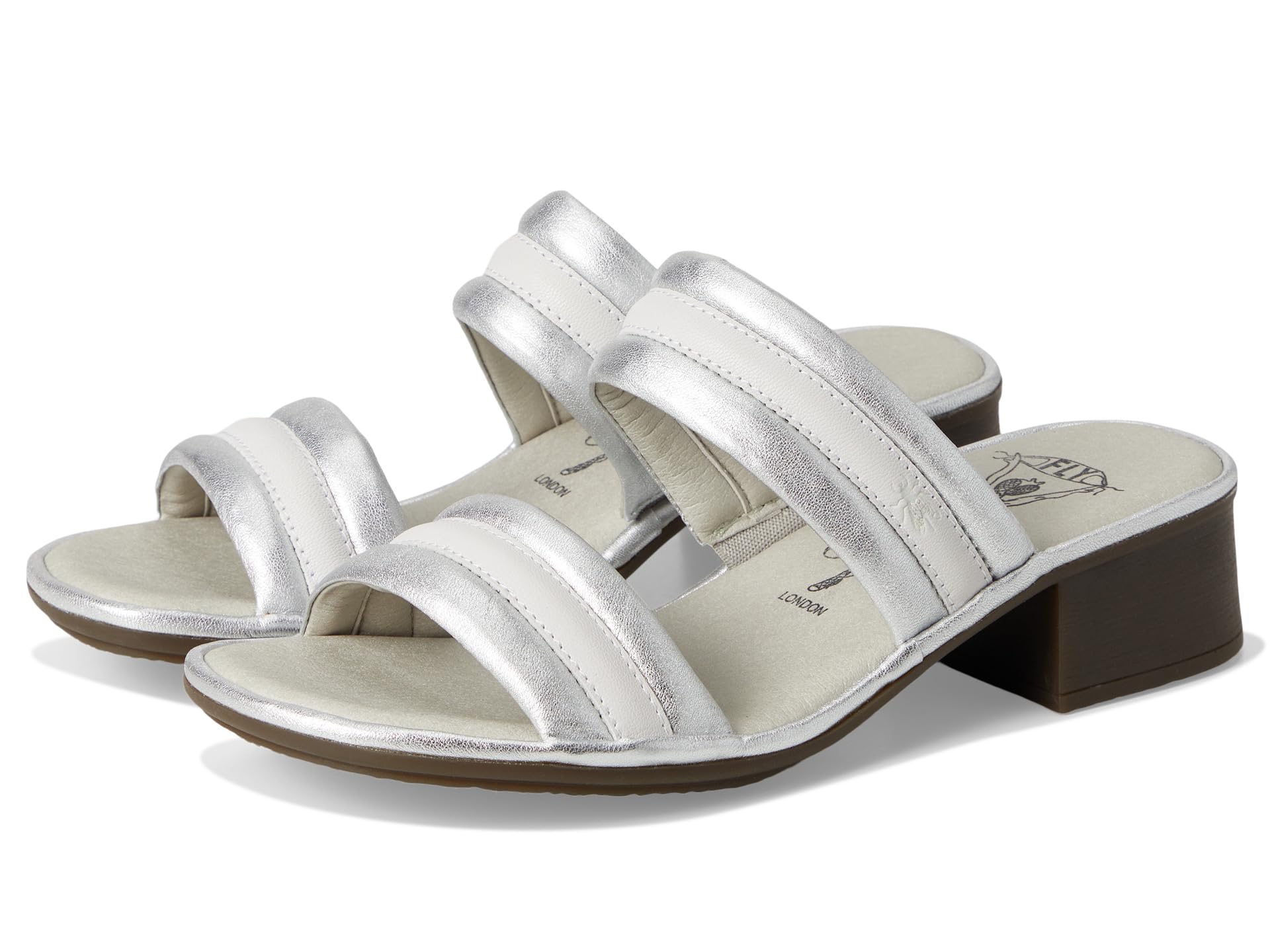 Сандалии FLY LONDON EITY580FLY, цвет Silver/White