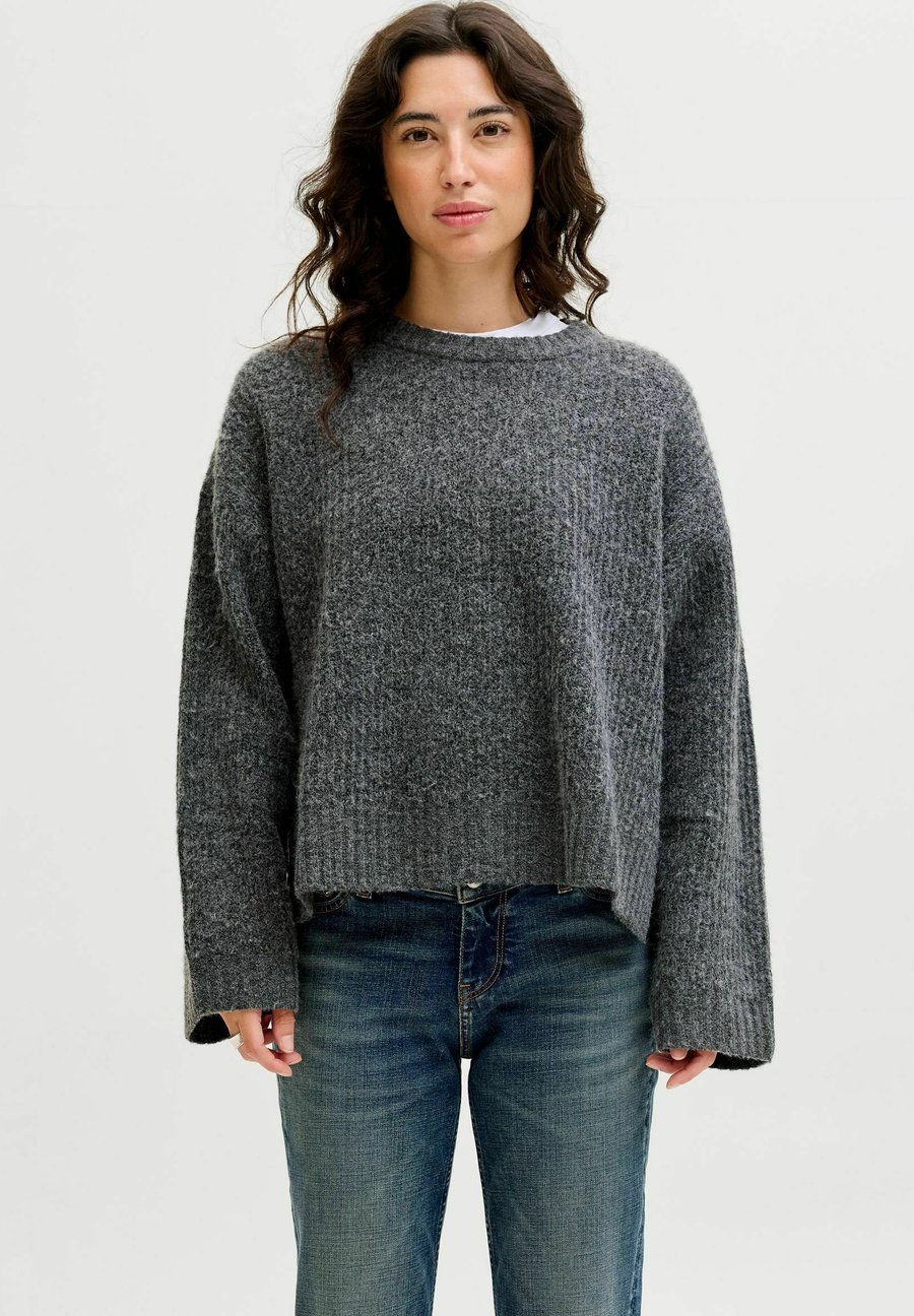 

Джемпер JJXX JXSIGGA DIVERSE CREW NECK , Dark Grey Melange/Mottled Dark Grey