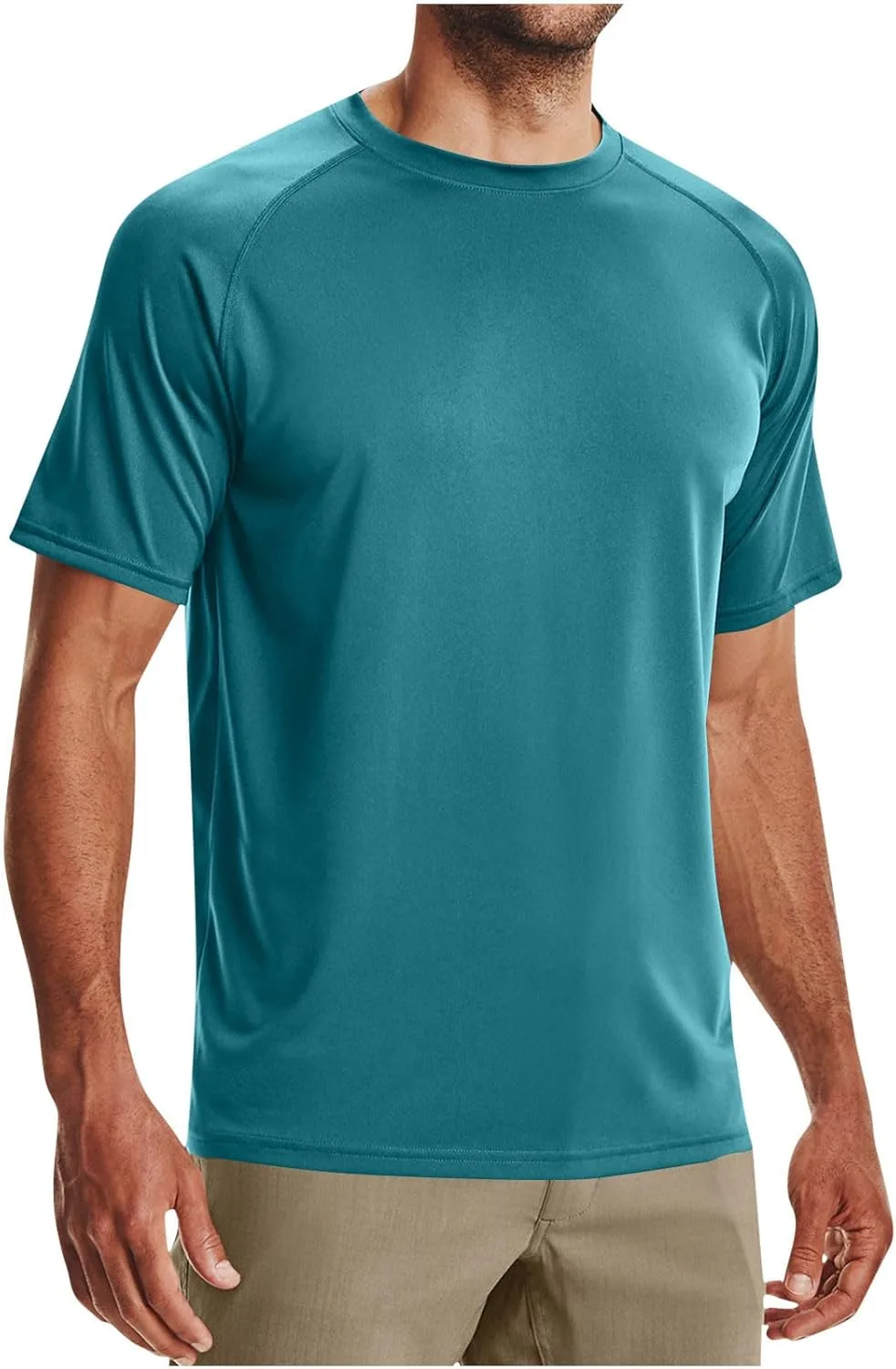 

Мужская компрессионная футболка Slim Fit с коротким рукавом