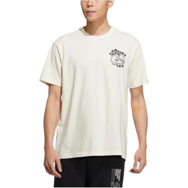 Adidas Neo Футболка Unisex Beige — фото 4