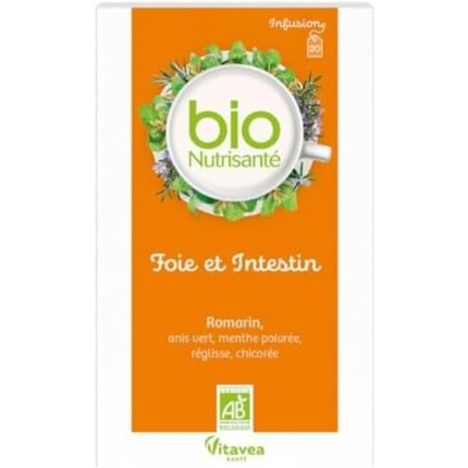 

Nutrisante Органический настой для печени и кишечника 20 пакетиков Vitavea