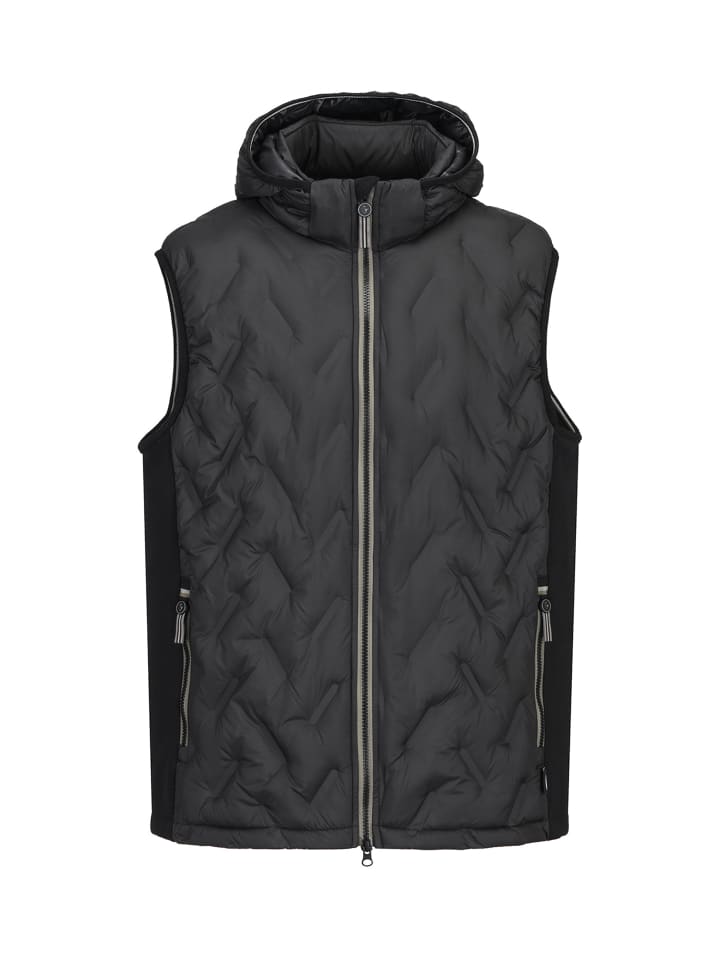 

SCHIETWETTER Sir Francis - стеганый жилет-гибрид черного цвета