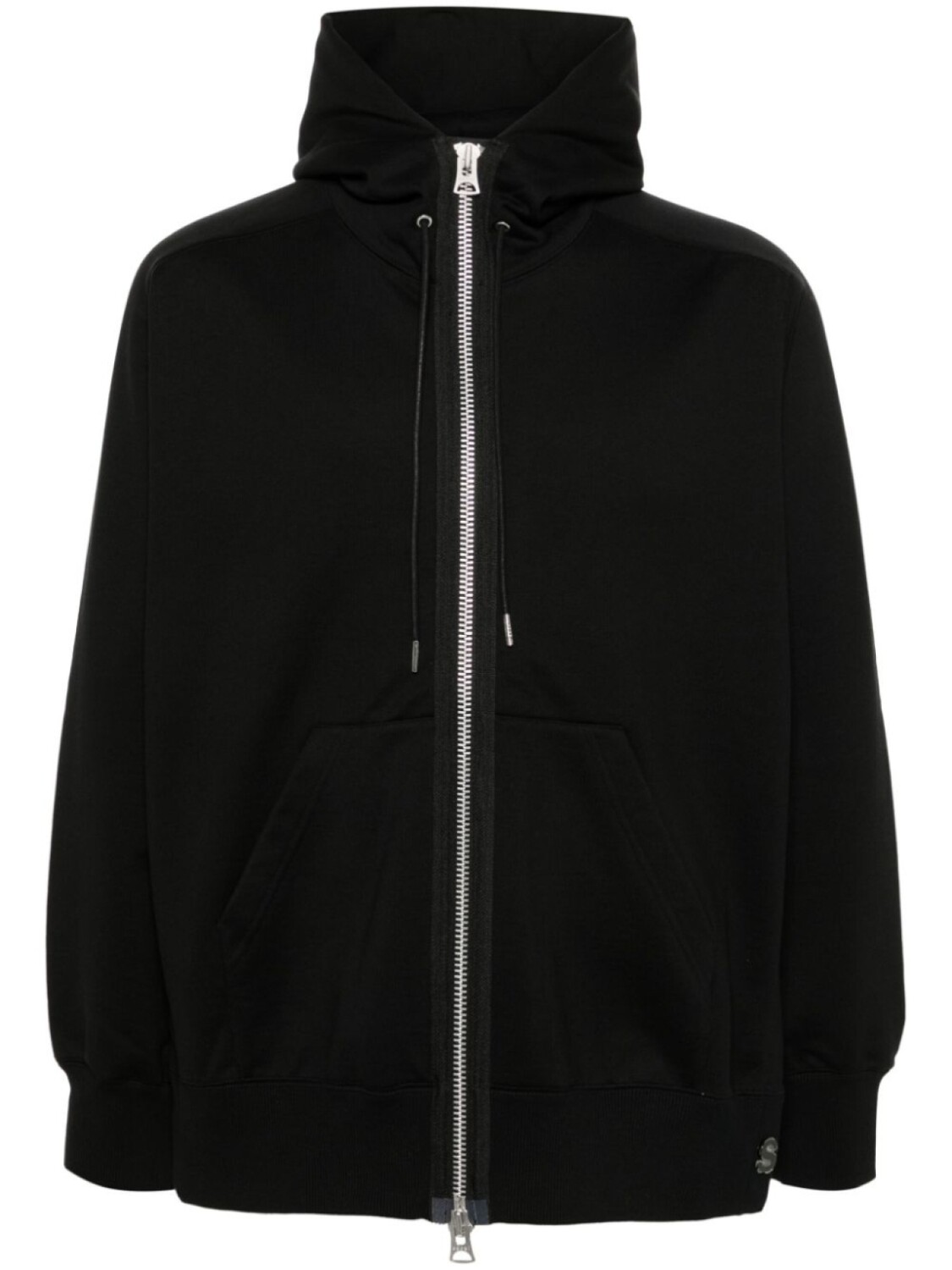 

Sacai худи на молнии, черный