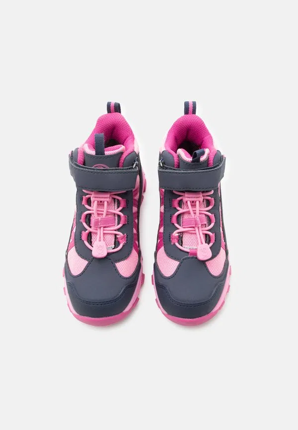 Походные ботинки средней высоты tronfjell Trollkids, Fresh Berry/Candy Pink/Graphite — фото 4