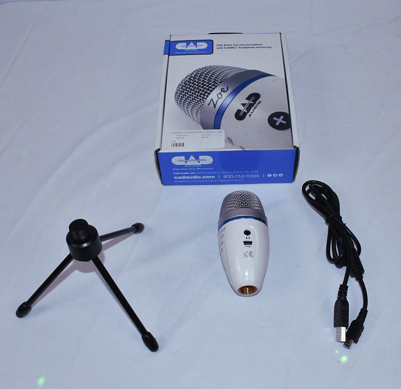 

Конденсаторный микрофон CAD ZOE USB Condenser Microphone with TrakMix Headphone Output