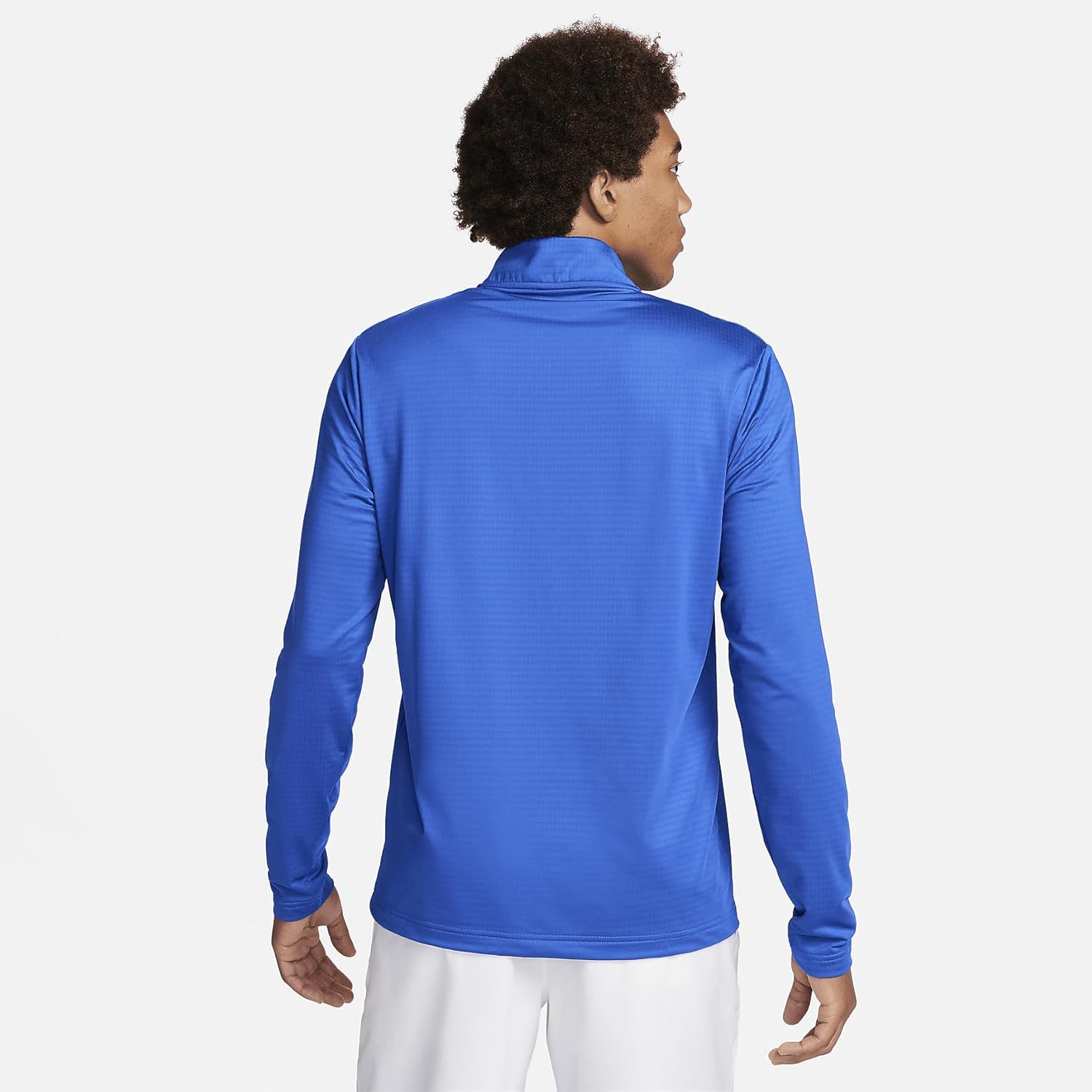 Мужской гольф-топ Nike Victory Dri-FIT с молнией 1/2, Game Royal/White, Fd5837-480 — фото 2