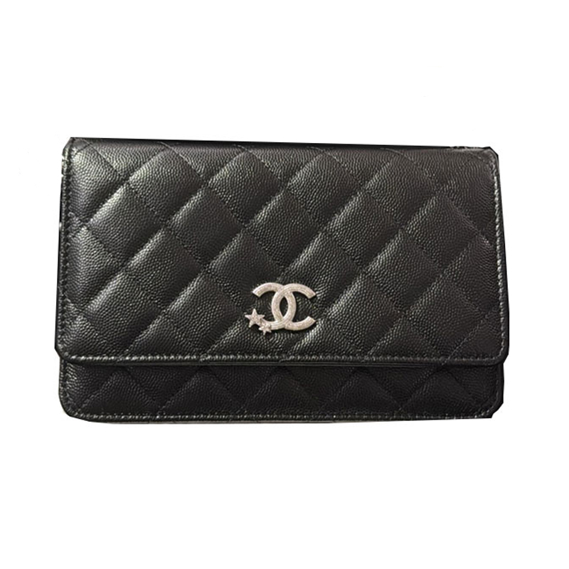 CHANEL Женская черная сумка кросс-боди через плечо — фото 2