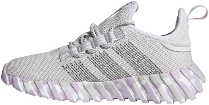 Детские кроссовки Adidas Kaptir Flow (унисекс), белый/серый/лавандовый — фото 4