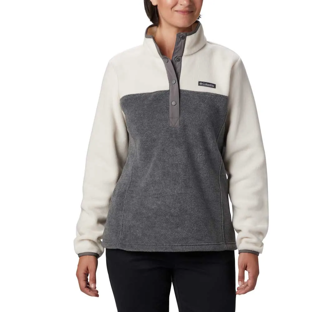 

Флис Columbia Benton Springs II Snap half zip, серый