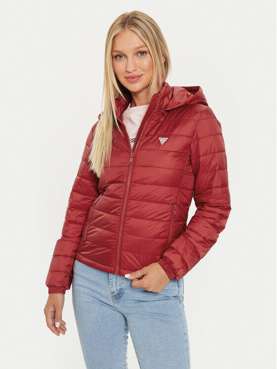 

Пуховик regular fit Guess, красный