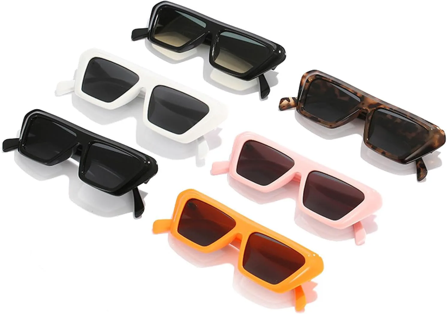 

Модные солнцезащитные очки «кошачий глаз» для женщин с защитой от УФ-излучения UV400, ретро-розовые с оранжевыми линзами, трендовые мужские очки HHZZYVY, Black Grey