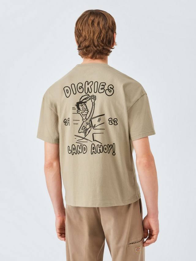 

Футболка Decartuville с коротким рукавом и логотипом, хлопок, Regular Fit Dickies, Desert Sand