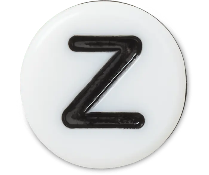 

Джиббитсы Tiny Friendship Letter Z Crocs