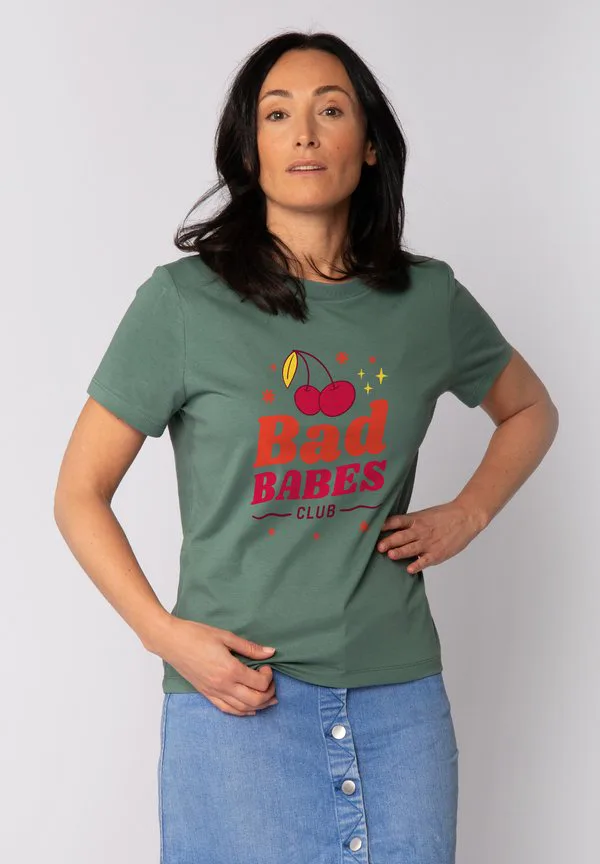 

Футболка с принтом "плохой клуб" Watapparel, Green Bay, Зеленый, Футболка с принтом "плохой клуб" Watapparel, Green Bay