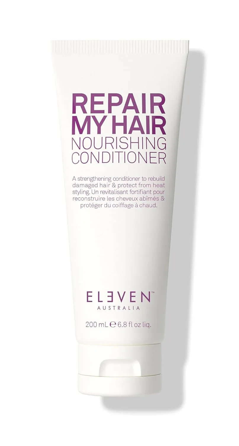 ELEVEN AUSTRALIA Repair My Hair Conditioner для женщин и мужчин - увлажняющий кондиционер для сухих и поврежденных волос, придает блеск, защищает от тепла, питает, безопасен для окрашенных волос, без сульфатов и парабенов 201 мл