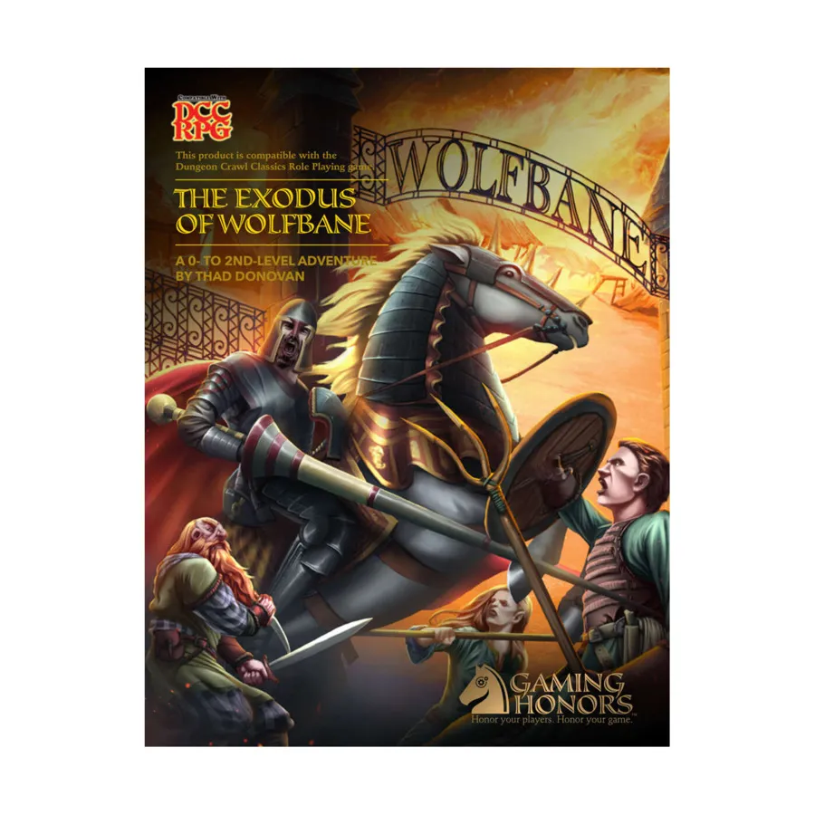 

Модуль Dungeon Crawl Classics - Exodus of Wolfbane, Role Playing Games (Gaming Honors)