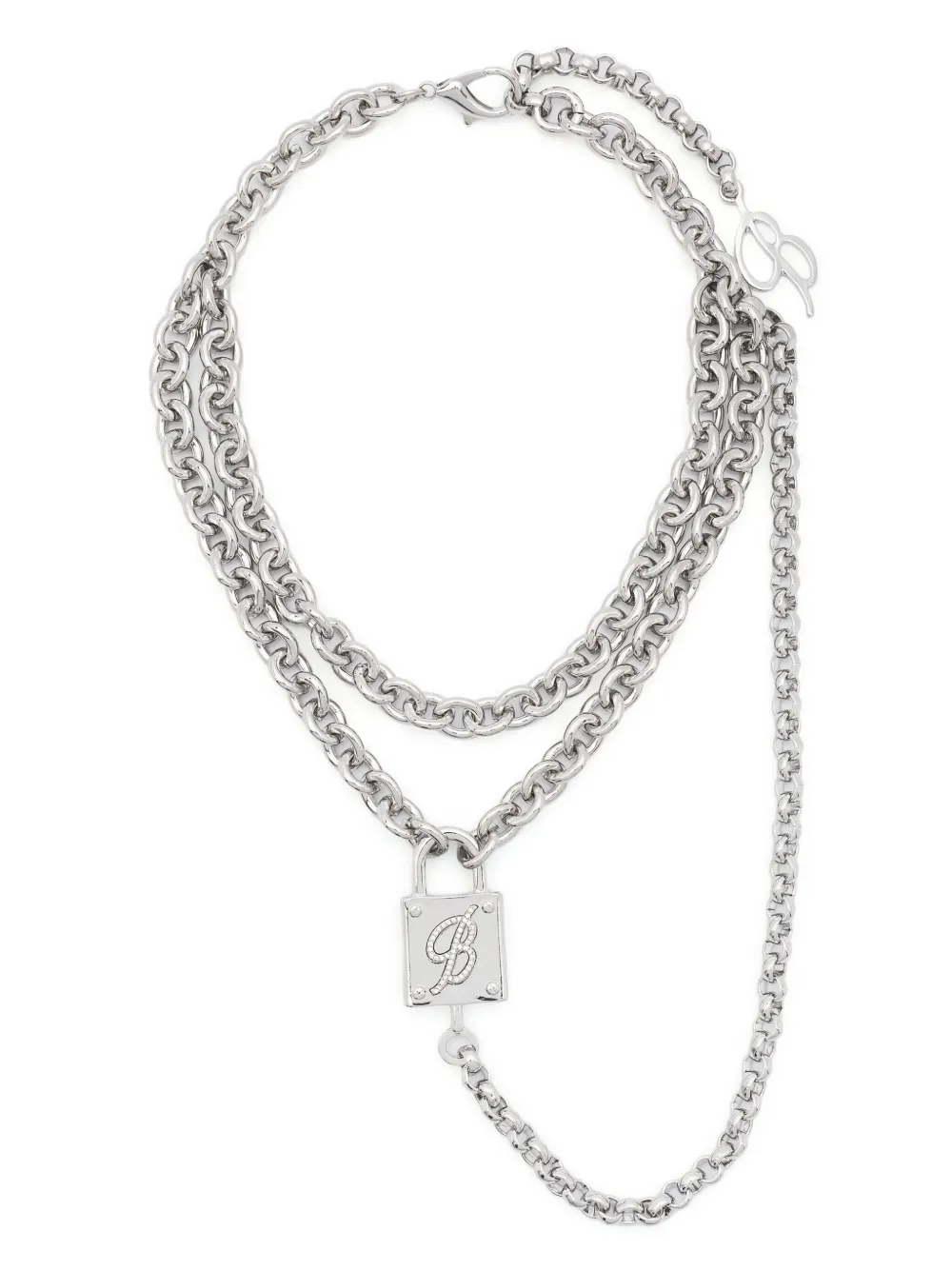 

Колье с подвеской BLUMARINE, серебяный
