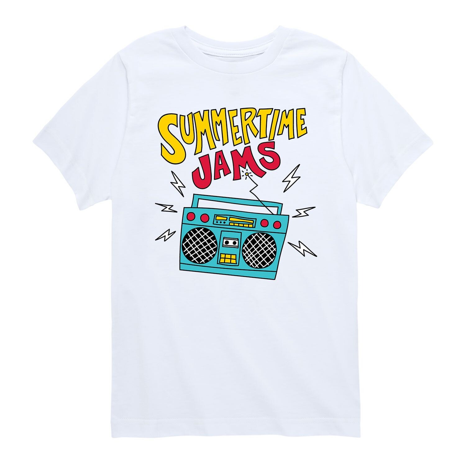 

Футболка Summertime Jams Boombox с рисунком для мальчиков 8–20 лет Licensed Character