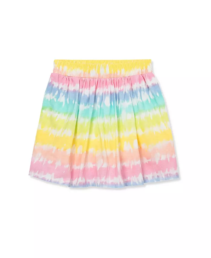 

Детская плиссированная юбка-шорты Girls Smocked Skort Lands' End, мультиколор